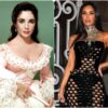 Kim Kardashian and Elizabeth Taylor