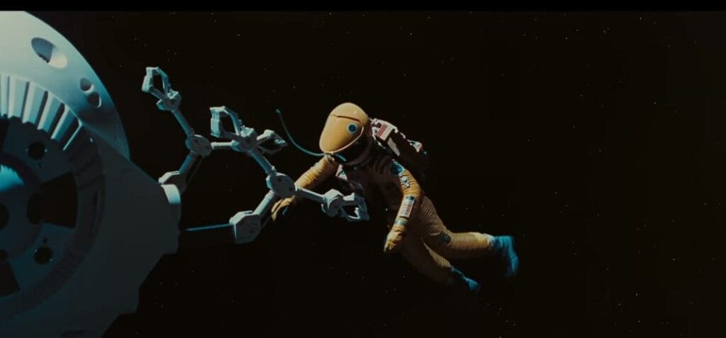 A still from 2001 : A Space Odyssy