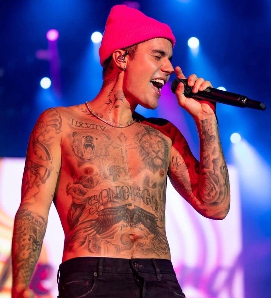 Justin Bieber's Tattoos