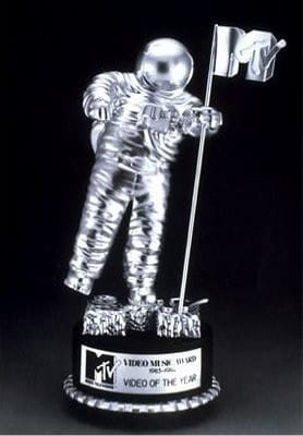 MTV VMA Moon Person trophy awarded to winners